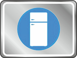 Απεικονίζεται Picto της χωρητικότητας του mini bar.